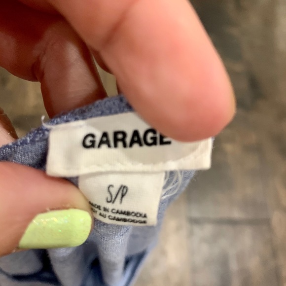 Blue small Garage tee - Picture 2 of 2